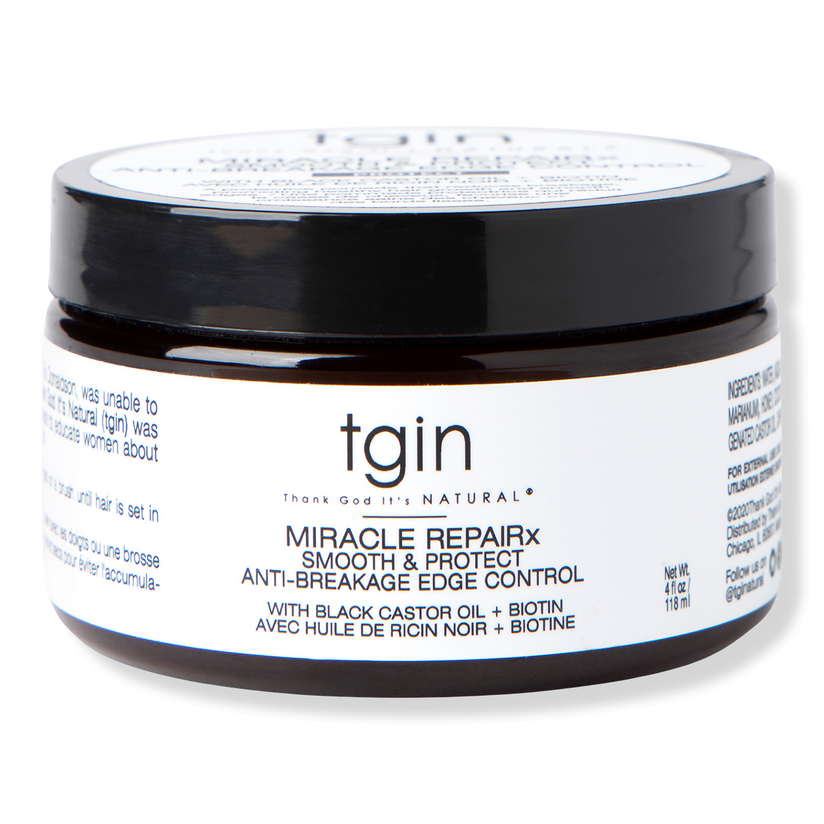 tgin Miracle RepaiRx Smooth & Protect Anti-Breakage Edge Control, 4 oz