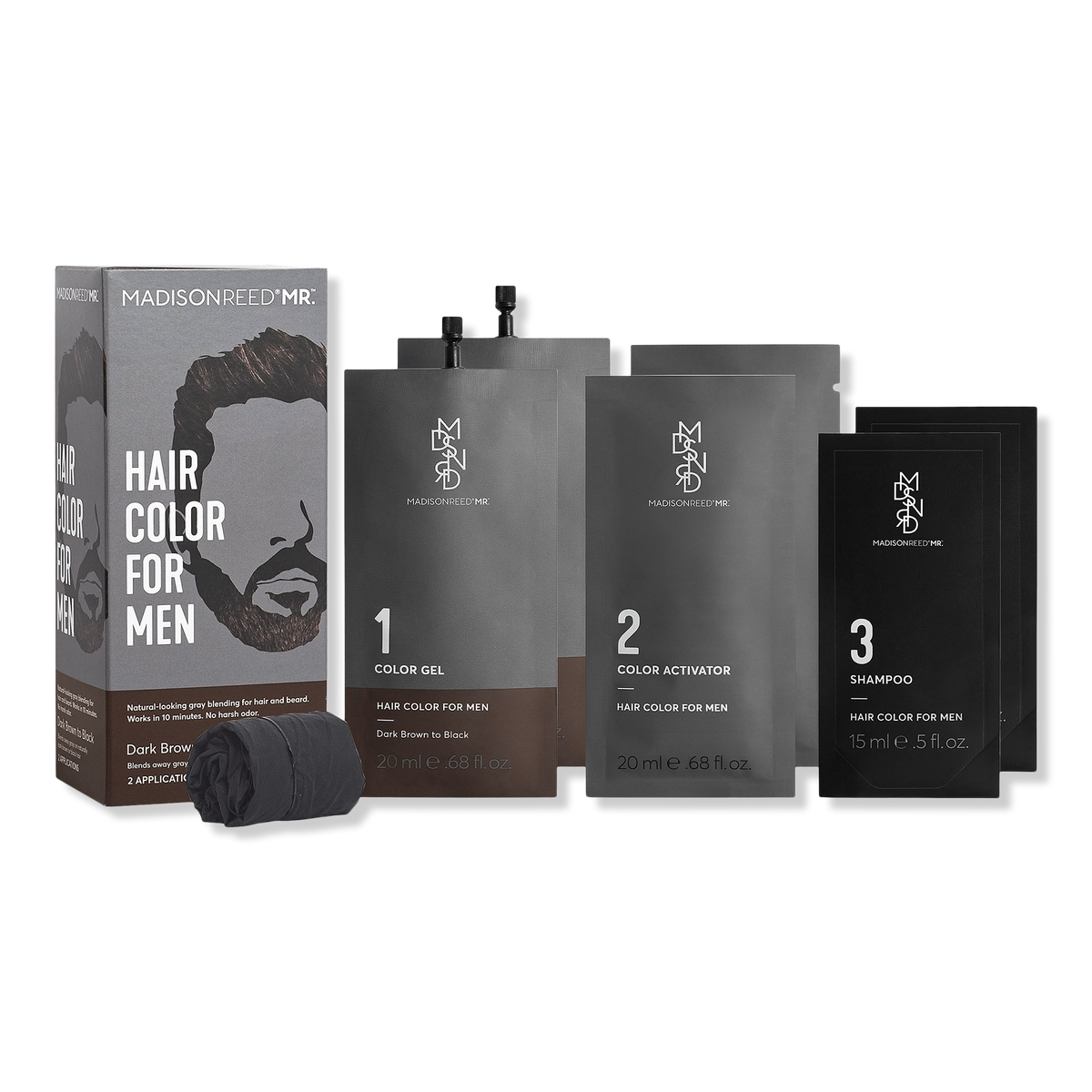 Madison Reed Mr. Hair Color for Men, Dark Brown to Black, 1 ea