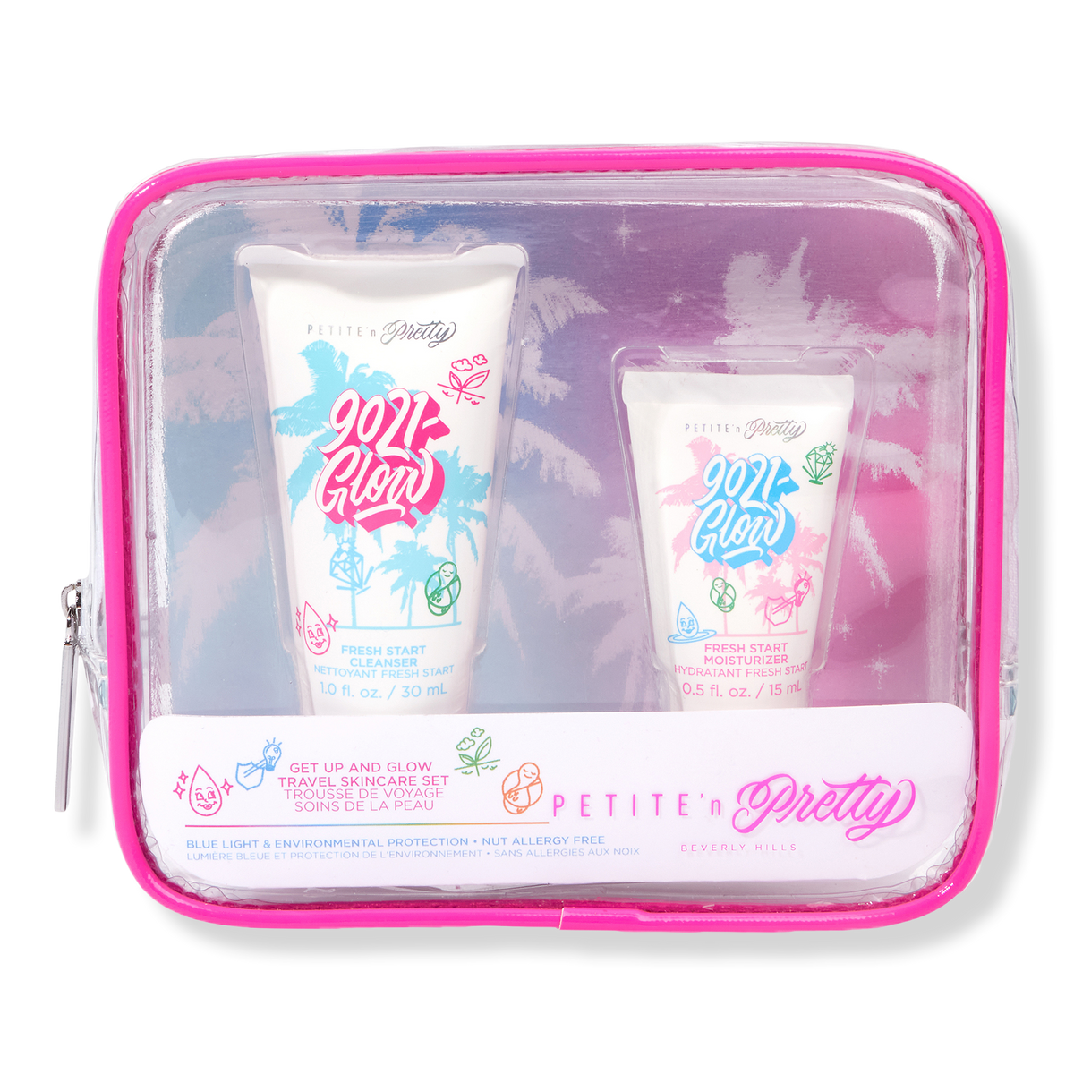 Petite n Pretty Get Up and Glow Travel Skincare Set
