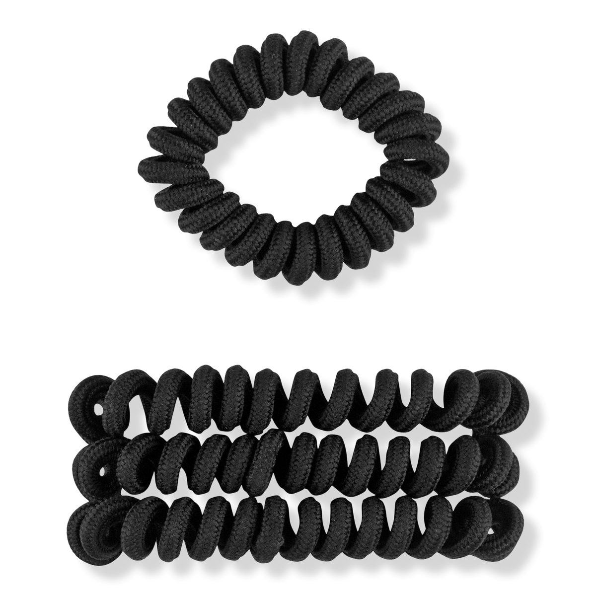 Scünci Curl Collective Wavy Spiral Elastics, 4 ea