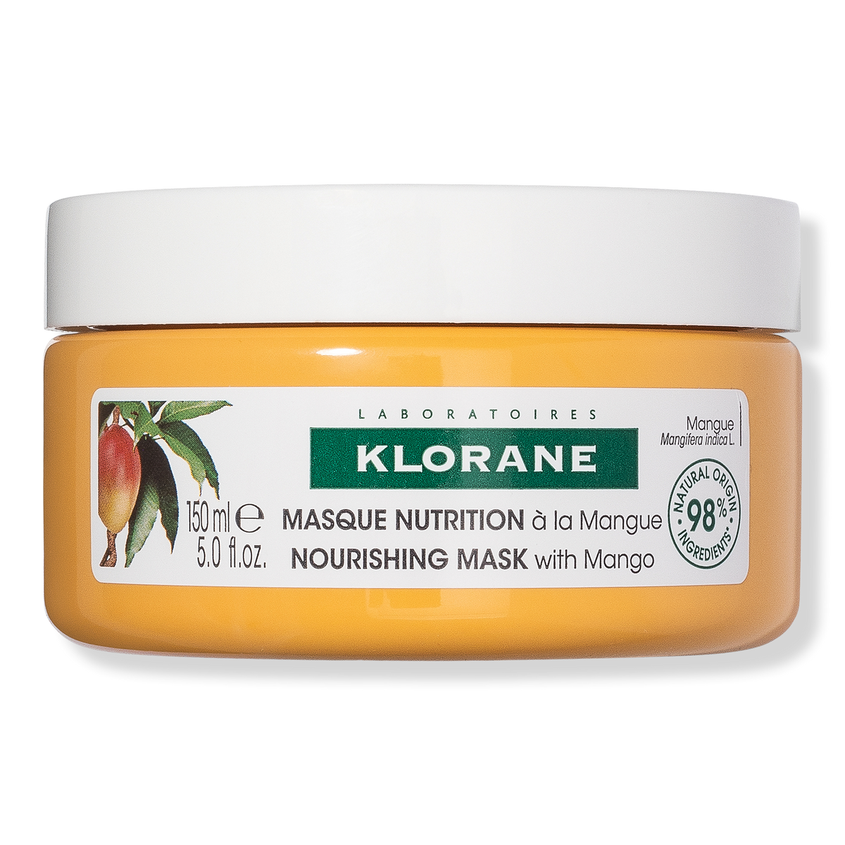 Klorane Nourishing 2-in-1 Mask with Mango, 5 oz