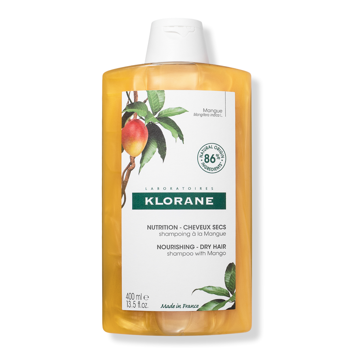 Klorane Nourishing Shampoo with Mango, 13.5 oz