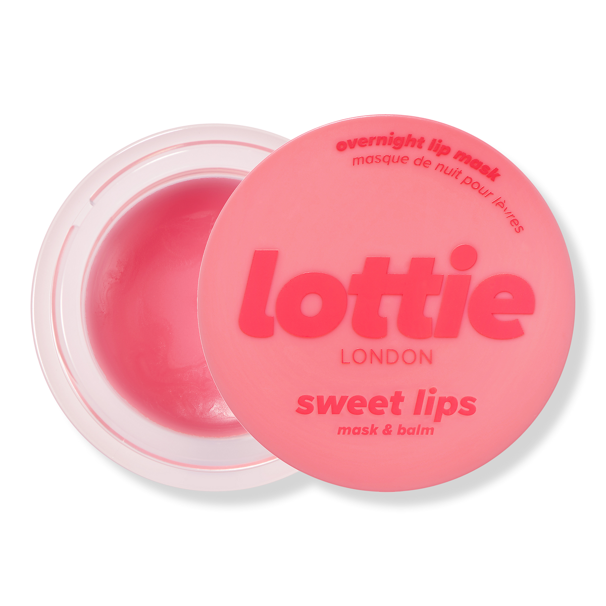 Lottie London Sweet Lips Overnight Lip Mask & Balm, Just Juicy, 0.31 oz