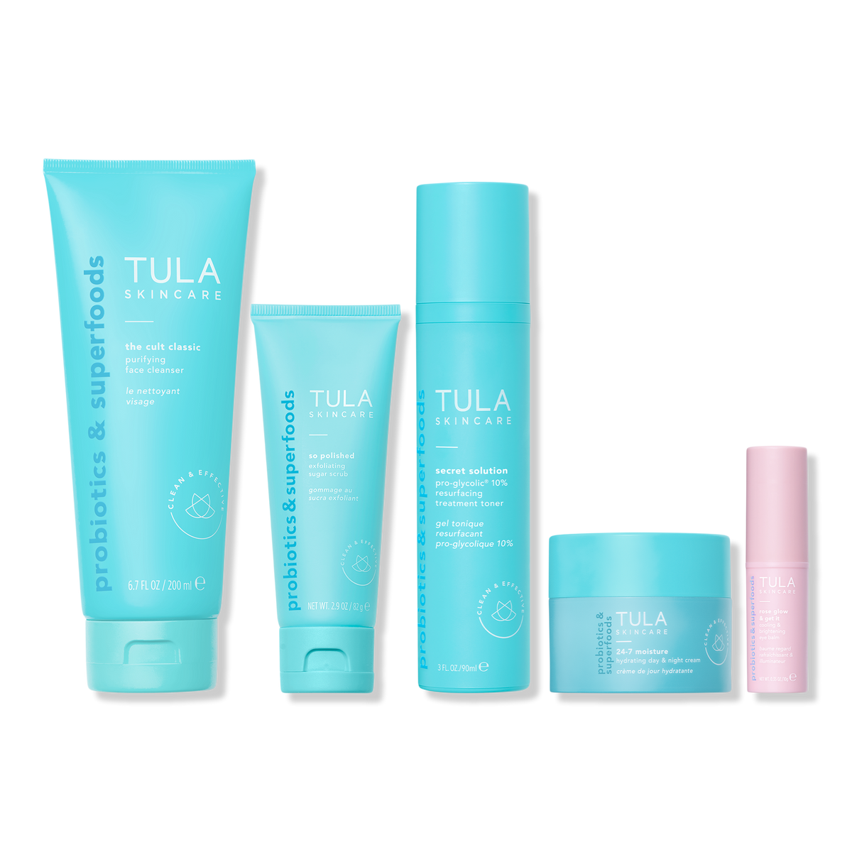 Tula Glow Starts Here Bestselling Skin Essentials Kit