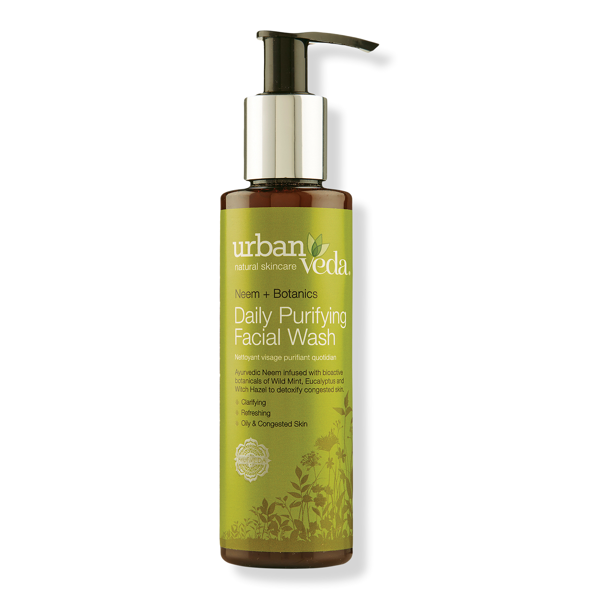 Urban Veda Daily Purifying Facial Wash, 5 oz