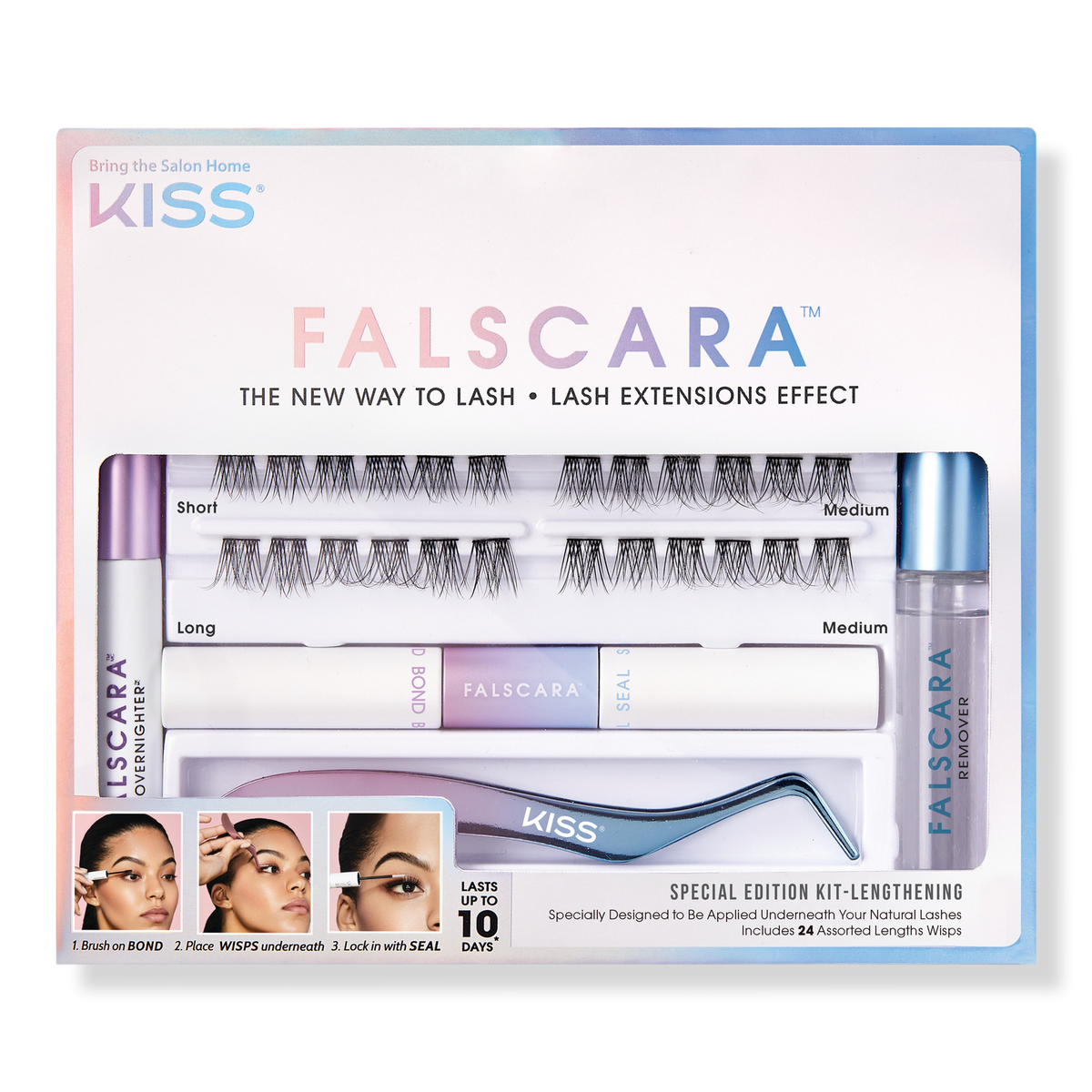Kiss Falscara Lengthening Lash Starter Kit