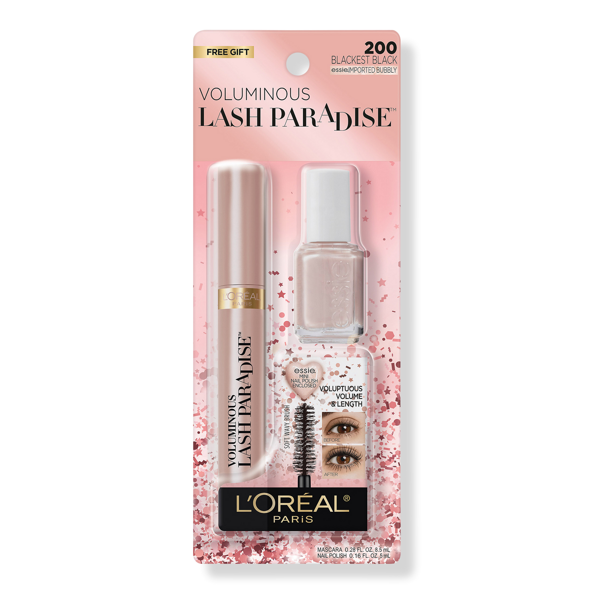 L'Oréal Limited Edition Voluminous Lash Paradise Mascara with Essie