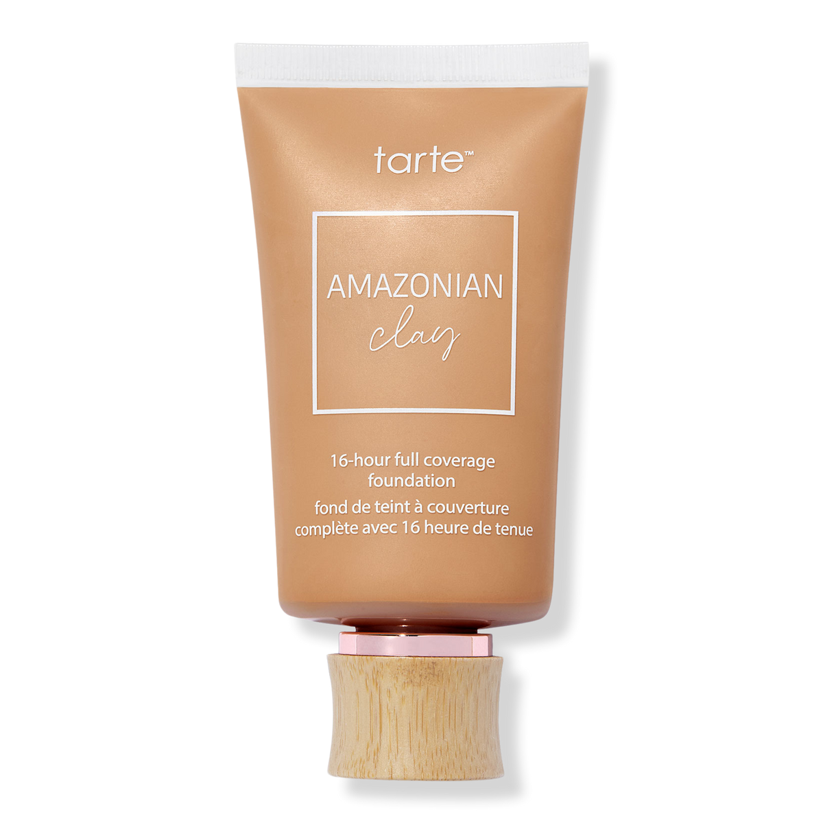 Tarte Amazonian Clay 16-Hour Full Coverage Foundation, 37H Medium-Tan Honey, 1.7 oz