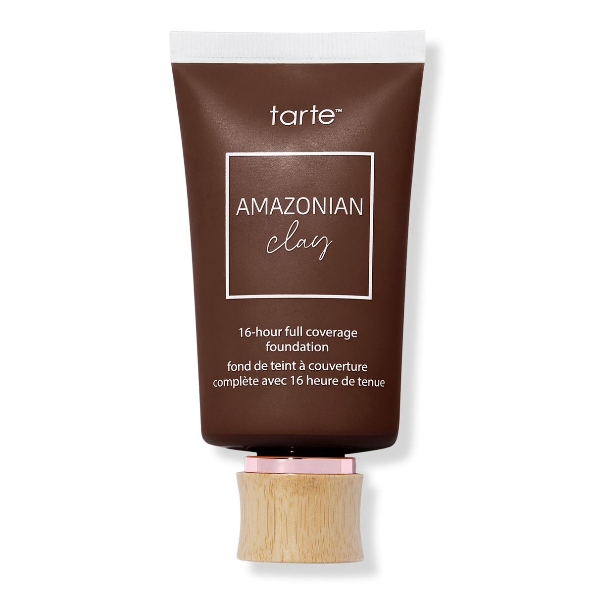 Tarte Amazonian Clay 16-Hour Full Coverage Foundation, 61H Espresso Honey, 1.7 oz