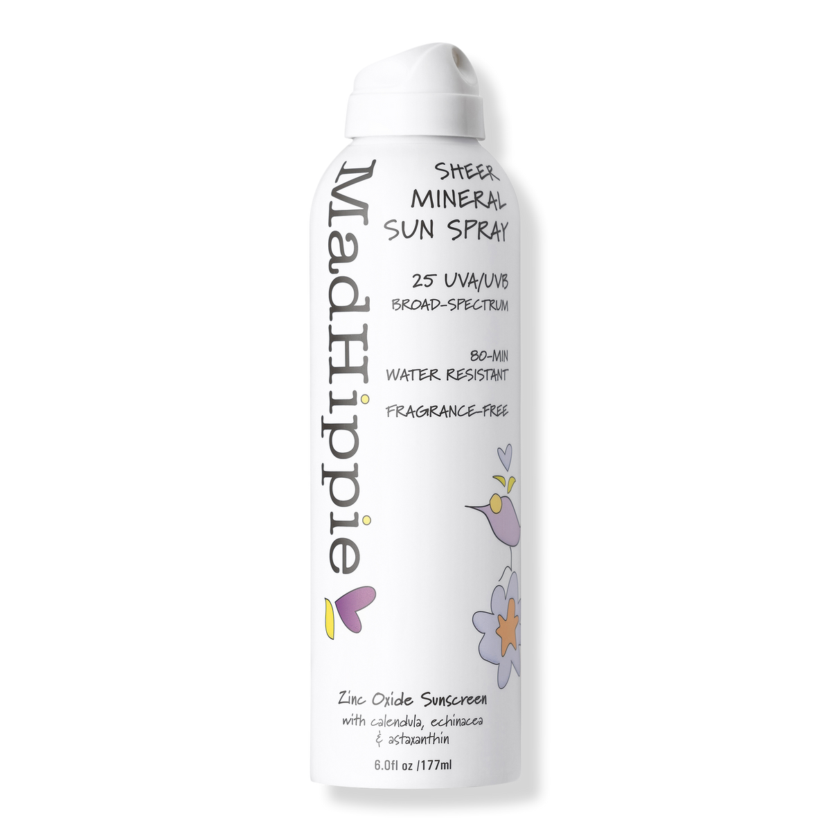 Mad Hippie Sheer Mineral Sun Spray, SPF 25, 6 oz