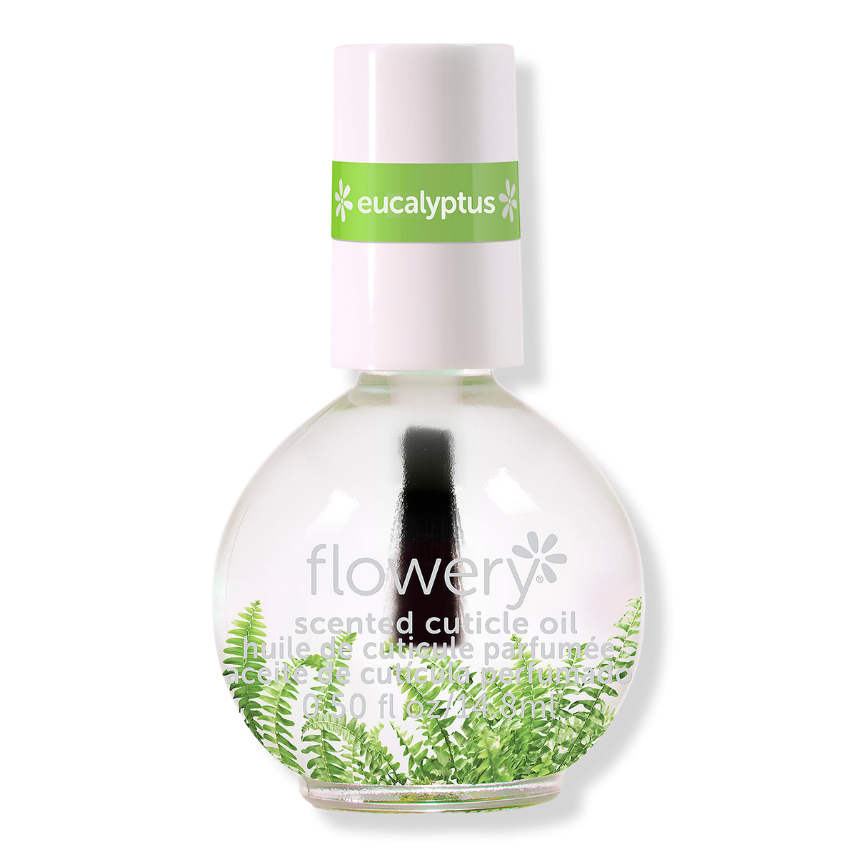 Flowery Scented Cuticle Oil, Eucalyptus, 0.5 oz