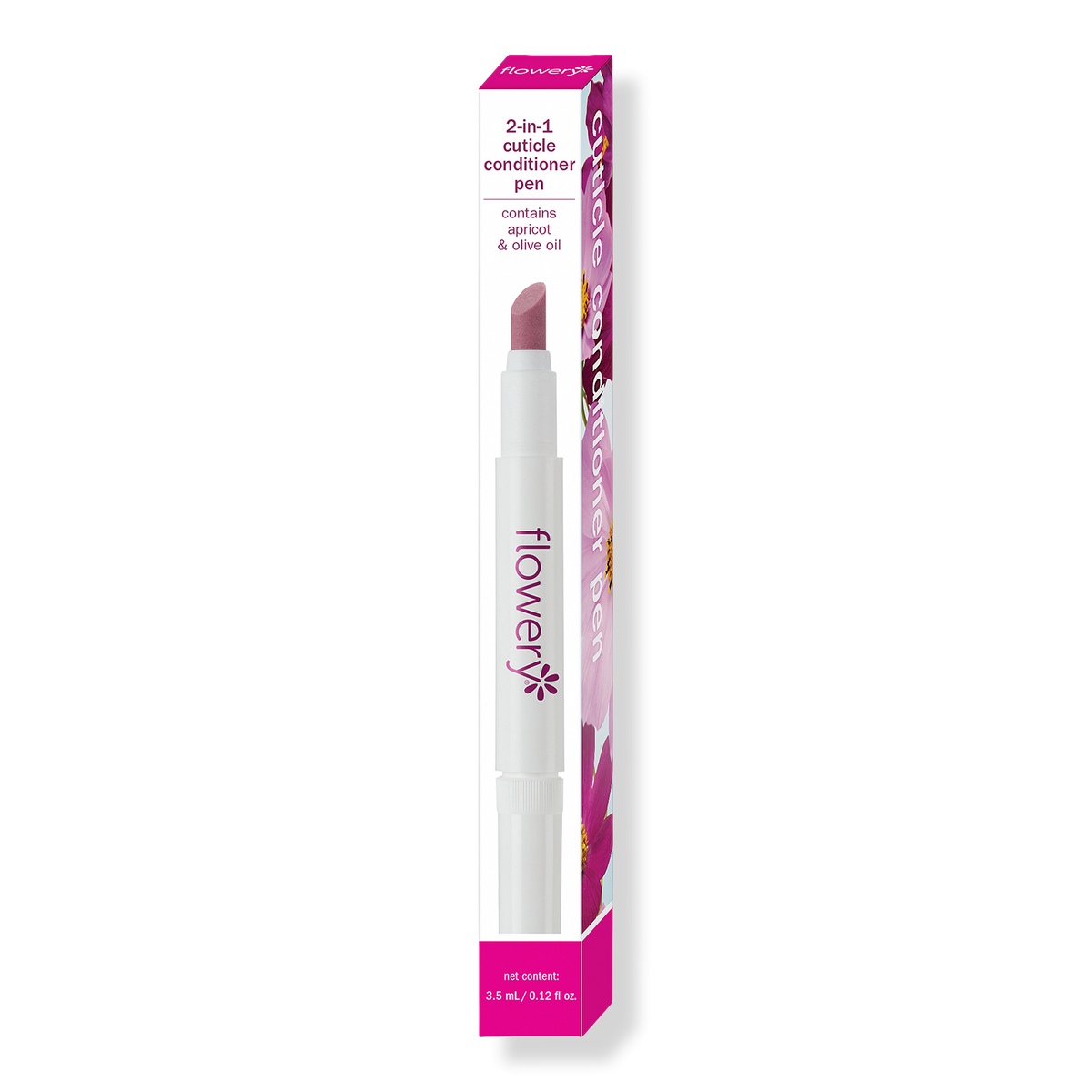 Flowery 2 In 1 Cuticle Conditioner Pen, 1 ea