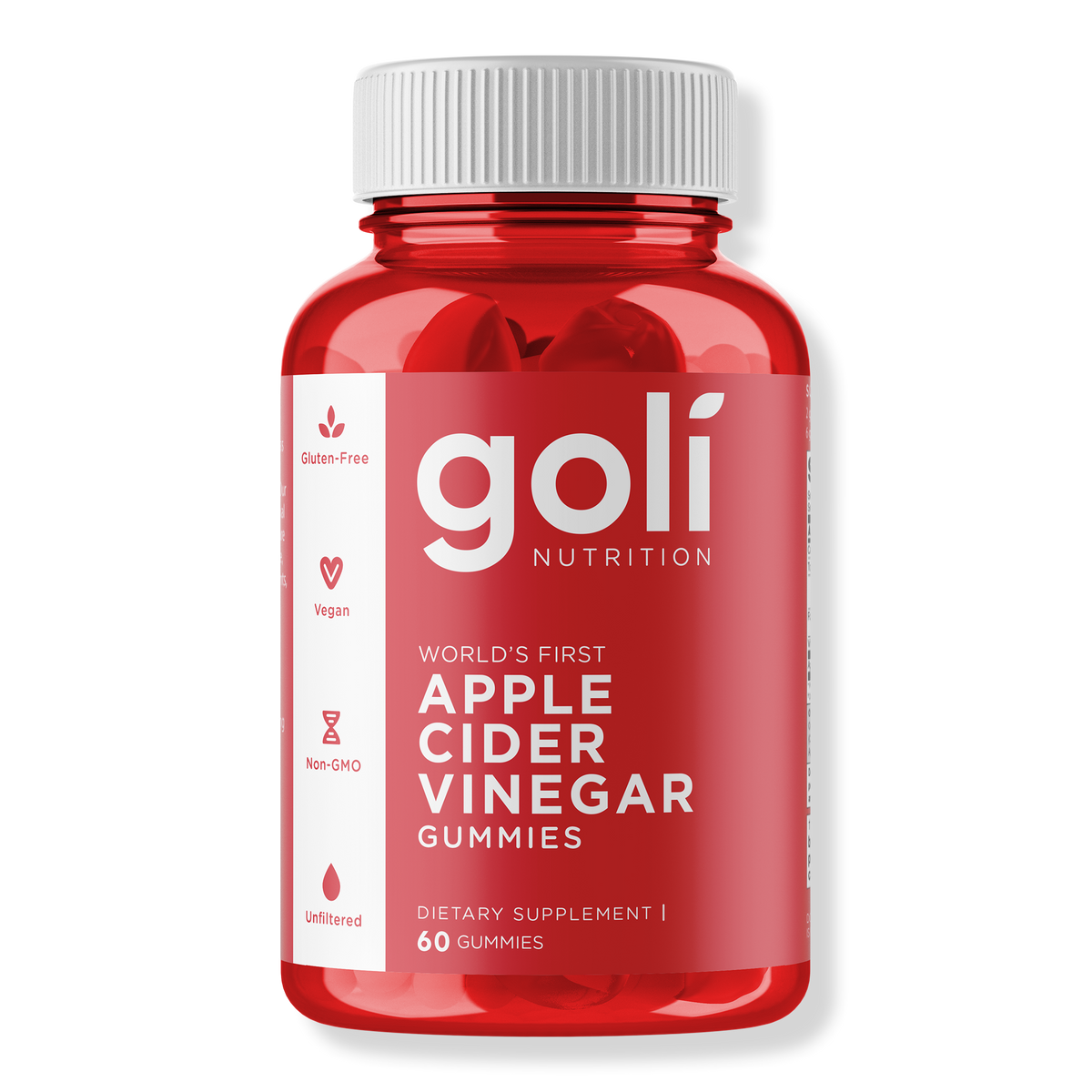 Goli Nutrition Apple Cider Vinegar Gummies, 60 ea