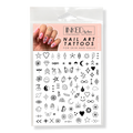 Inked by Dani Black and White Nail Art