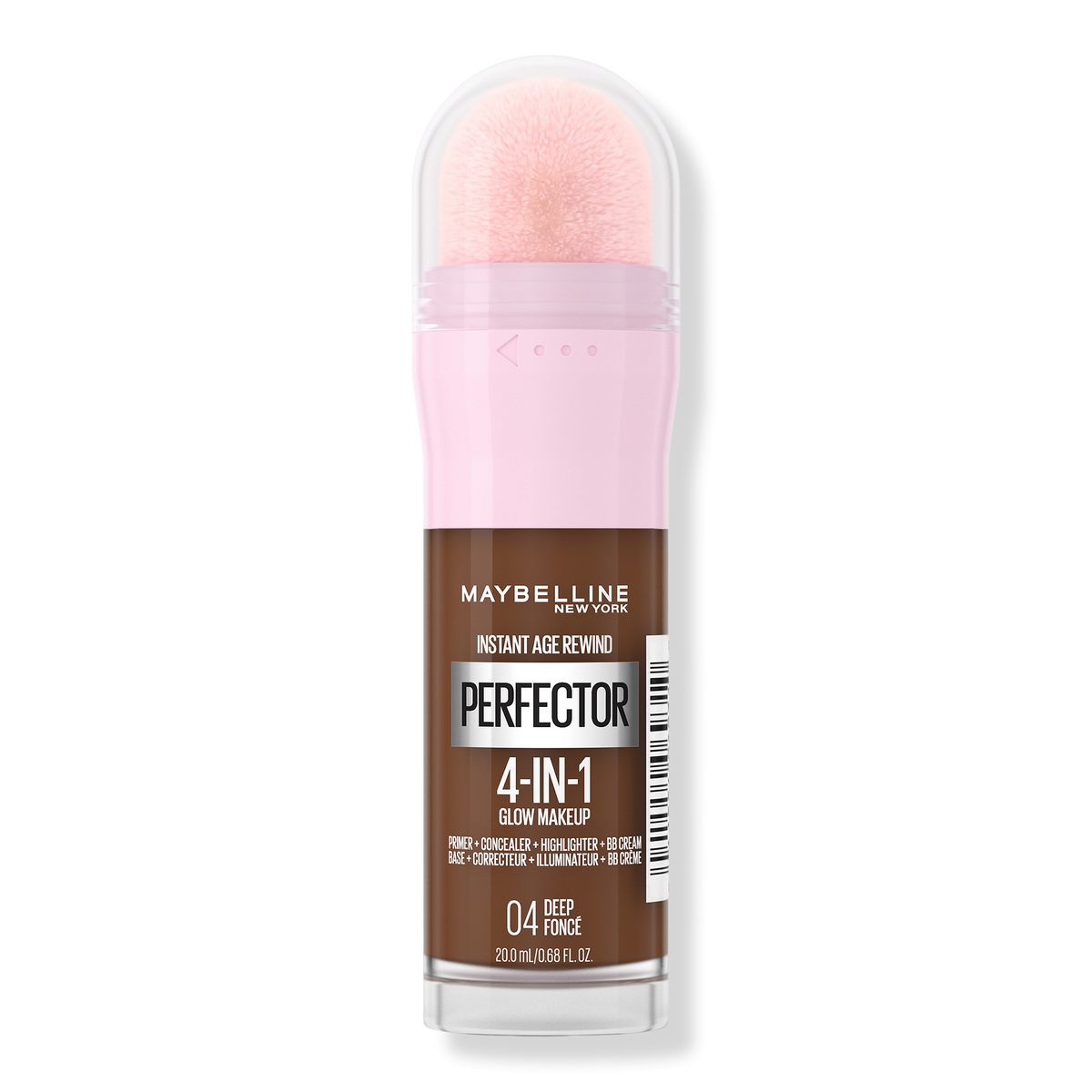 Maybelline Instant Age Rewind Instant Perfector 4-In-1 Glow Makeup, 04 Deep, 0.68 oz