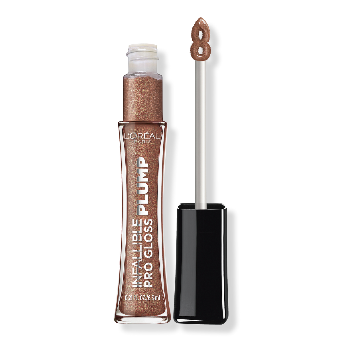 L'Oréal Infallible Pro Plump Lip Gloss With Hyaluronic Acid, Sunlit Shimmer
