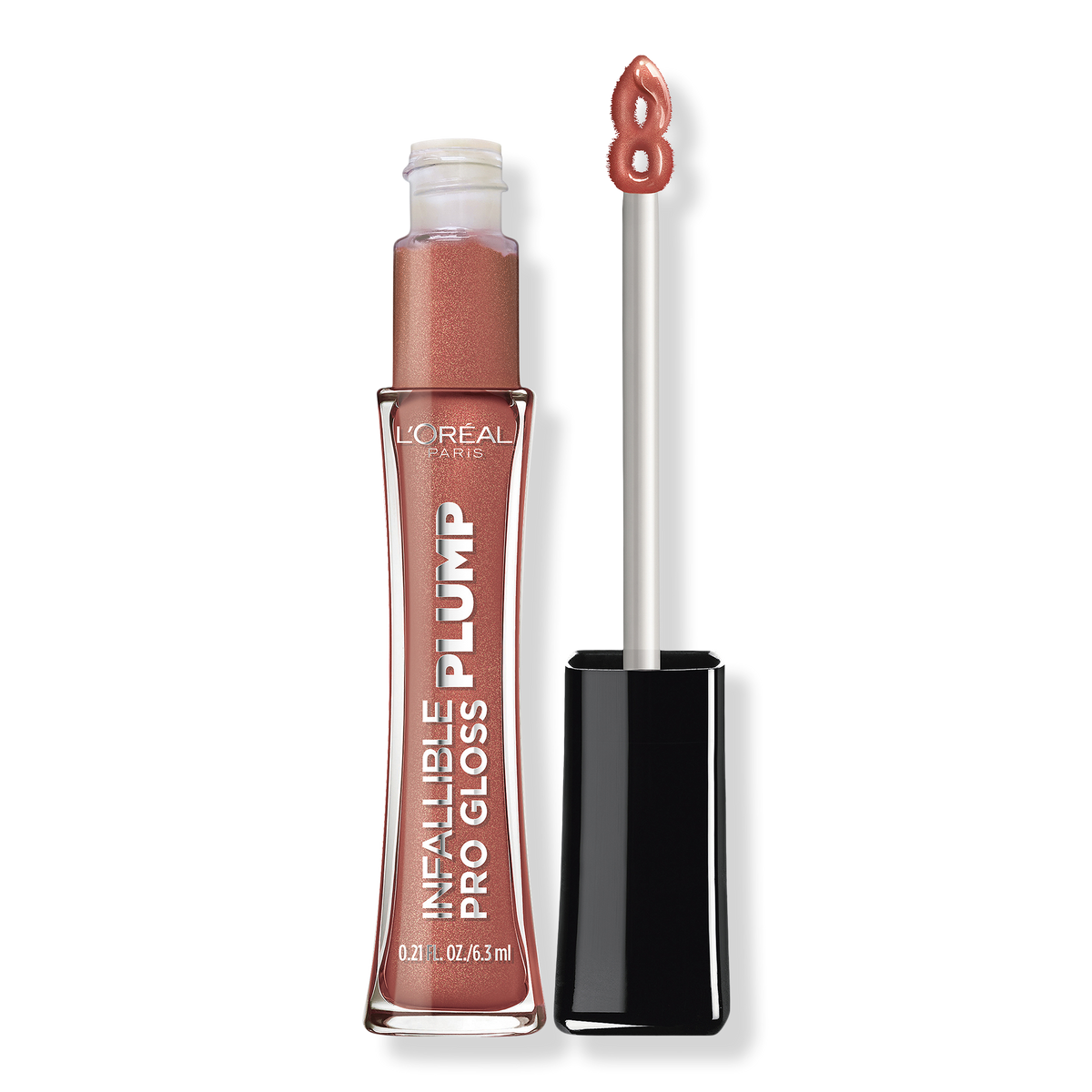 L'Oréal Infallible Pro Plump Lip Gloss With Hyaluronic Acid, Nude Twinkle