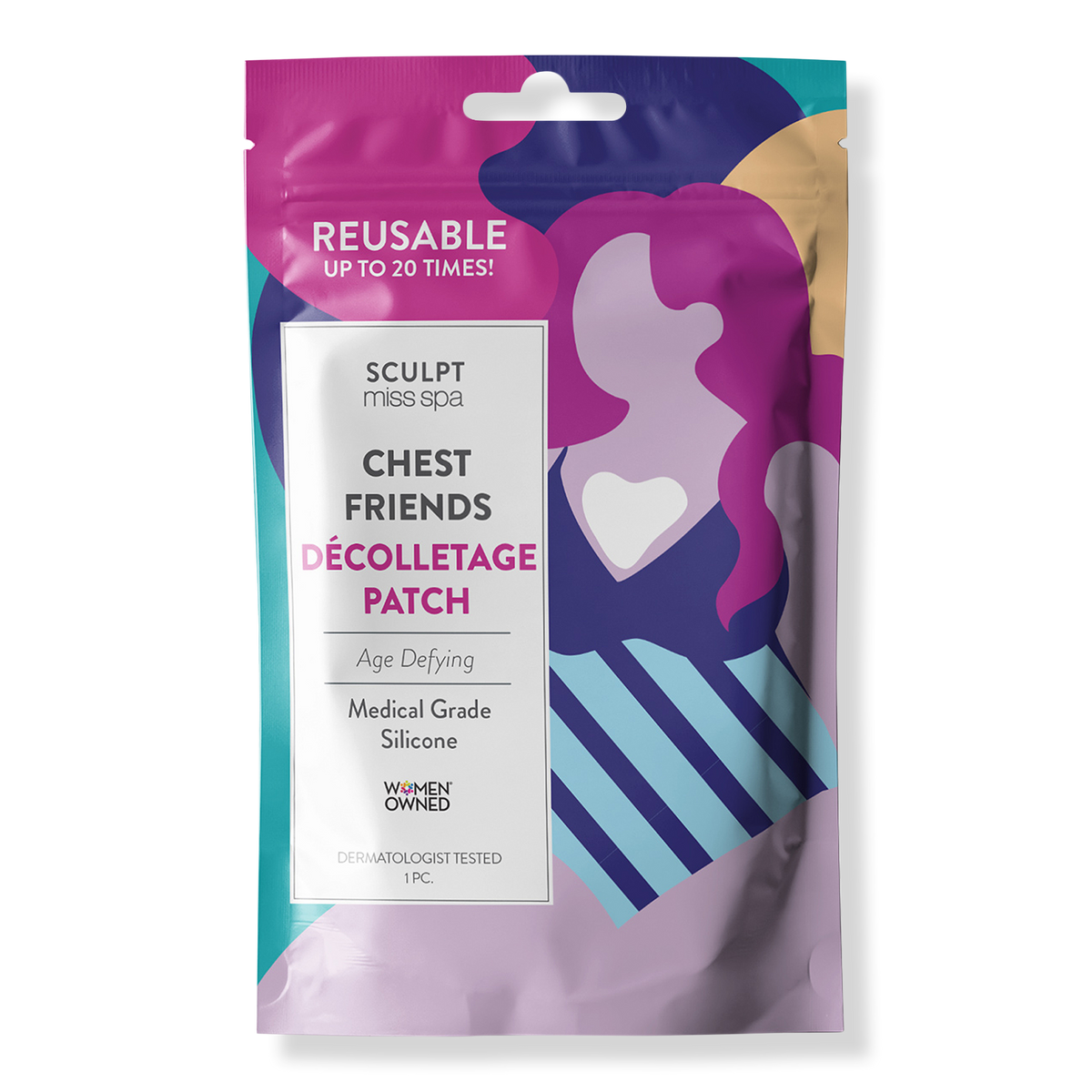 Miss Spa Chest Friends Decollatage Patch, 1 ea