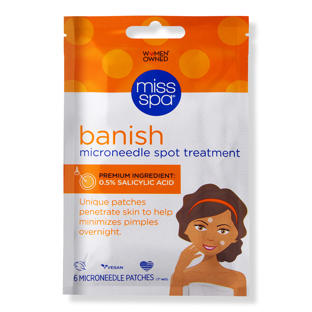 Miss Spa Banish Microneedle Spot Treatment, 6 ea