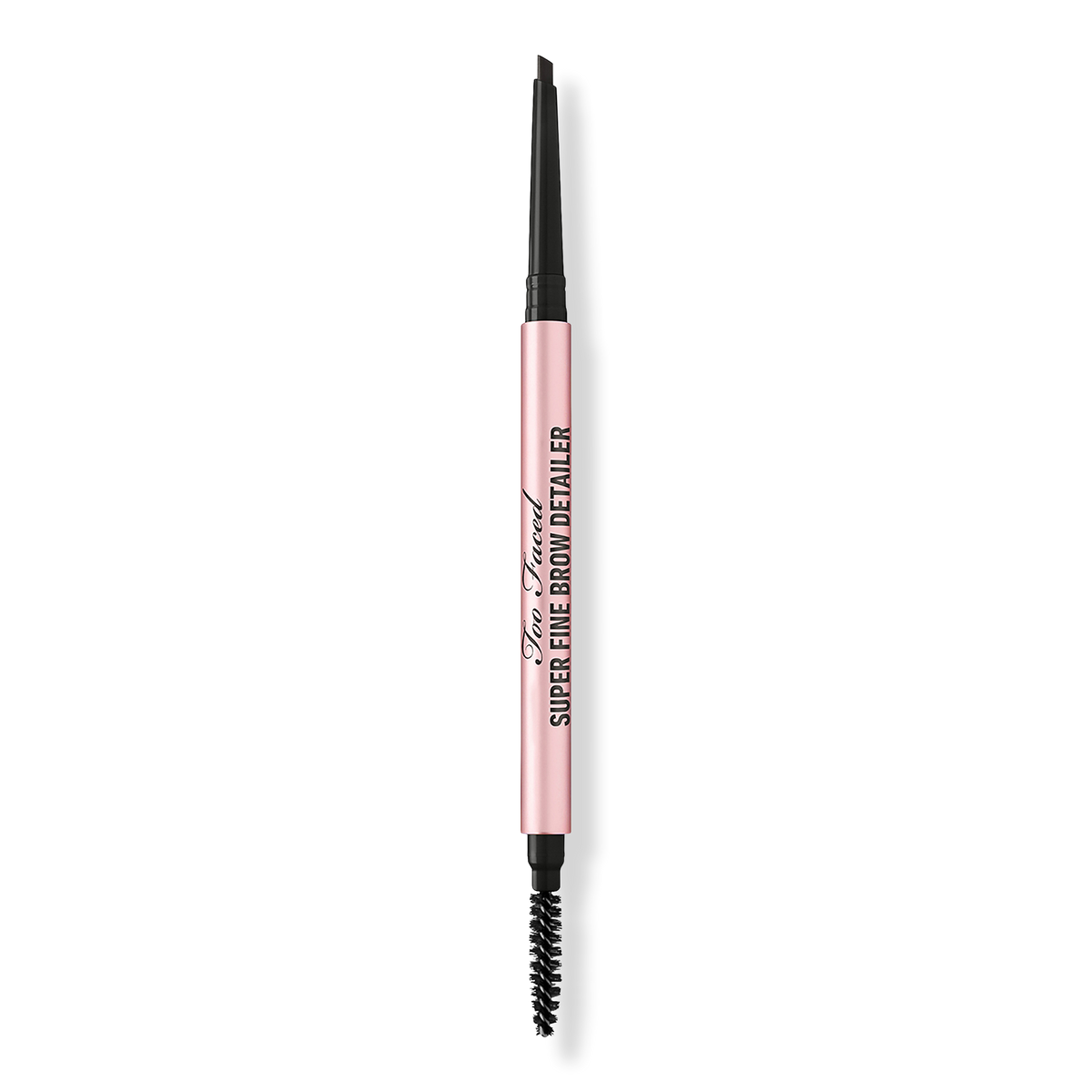 Too Faced Super Fine Brow Detailer Pencil, Soft Black, 0.002 oz