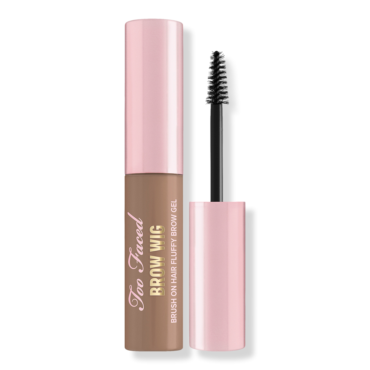 Too Faced Brow Wig Brush on Brow Gel, Taupe, 0.19 oz