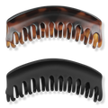 Kitsch Large Dome Claw Clips, 2 ea