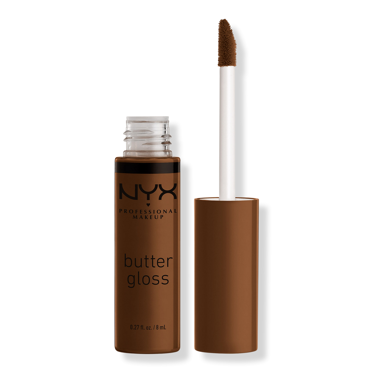 NYX Professional Makeup Butter Gloss Non-Sticky Lip Gloss, Caramel, 0.27 oz
