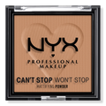 NYX Professional Makeup Can't Stop Won't Stop All Day Mattifying Powder, Caramel, 0.21 oz