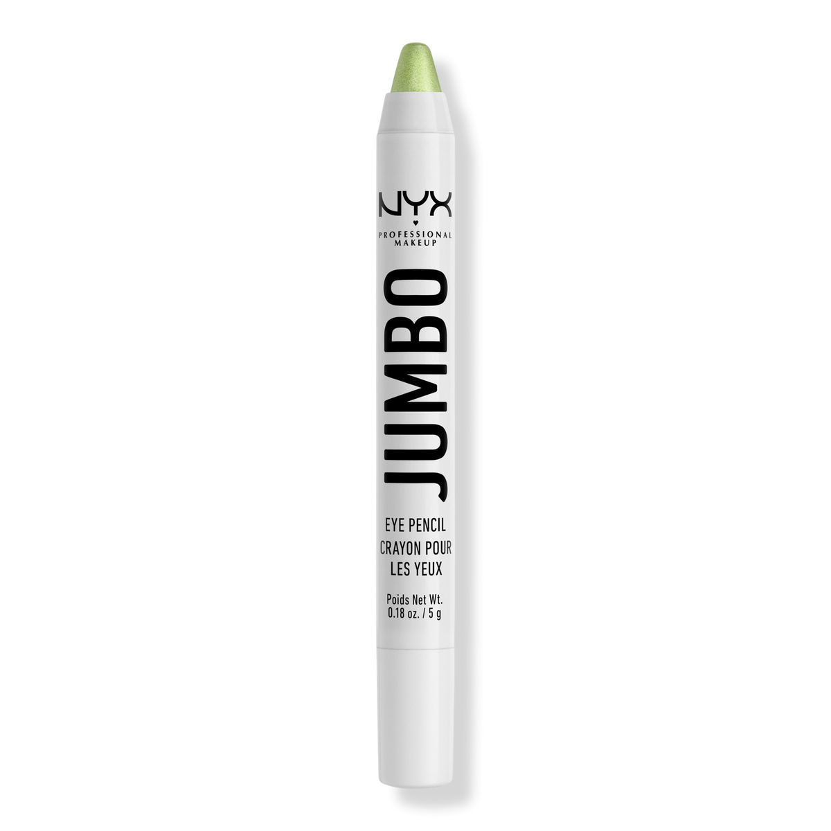 NYX Professional Makeup Jumbo Eye Pencil All-In-One Eyeshadow Eyeliner Pencil, Matcha, 0.18 oz