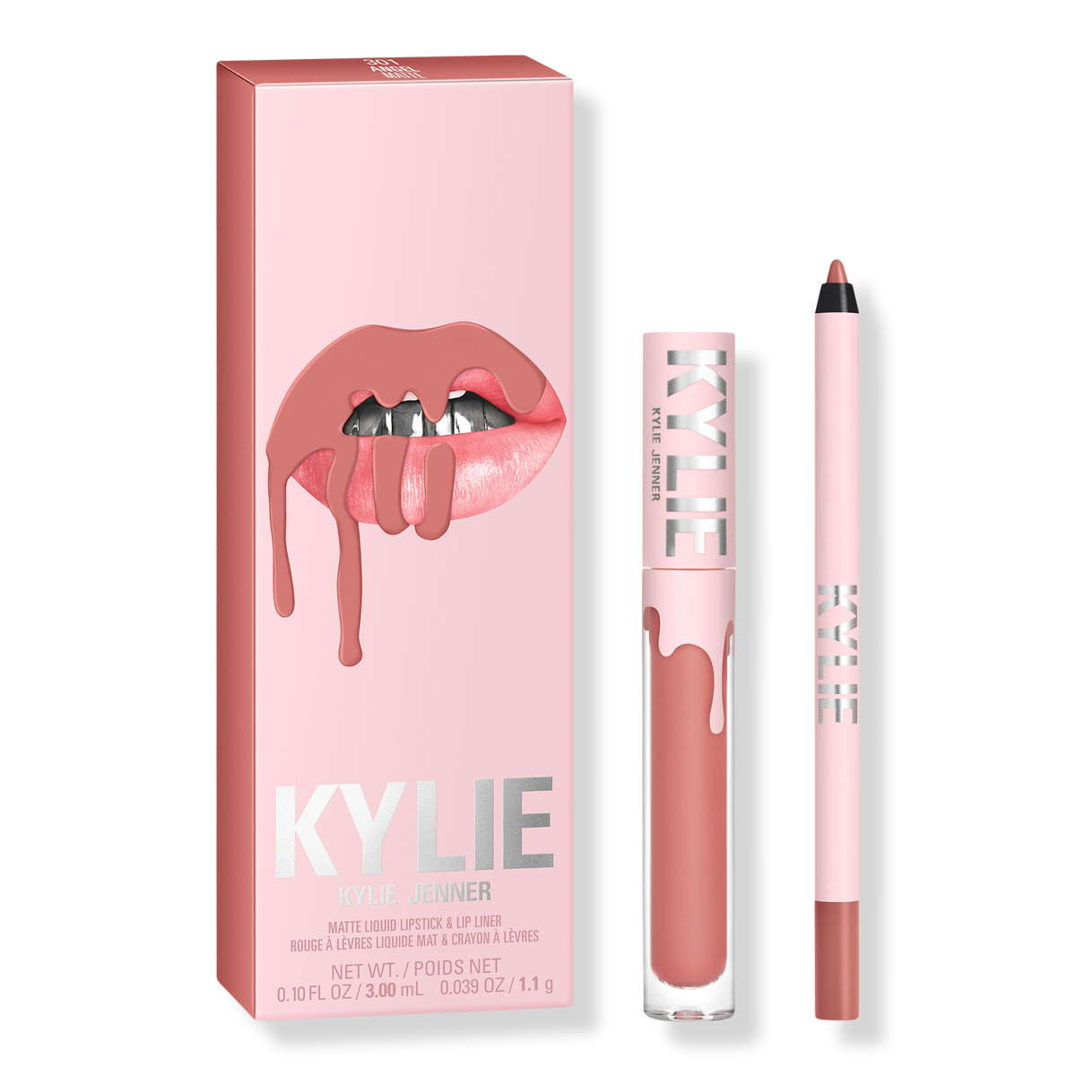 KYLIE COSMETICS Matte Lip Kit, 301 Angel