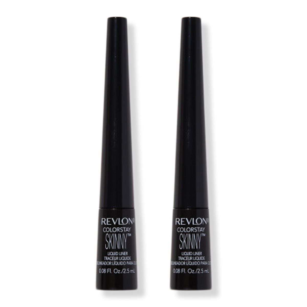 Revlon ColorStay Skinny Liquid Eyeliner 2 Pack, Black Out, 0.08 oz
