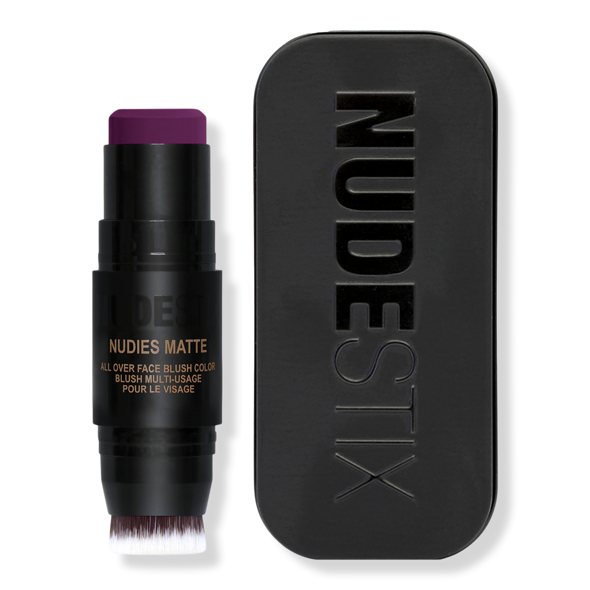 NUDESTIX NUDIES MATTE All Over Face Blush Color, Moodie Blu, 0.25 oz