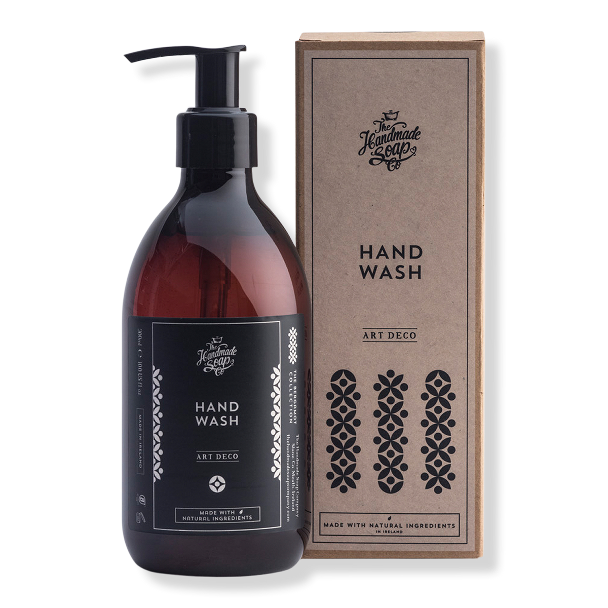 The Handmade Soap Co. Bergamot & Eucalyptus Art Deco Hand Wash, 10 oz