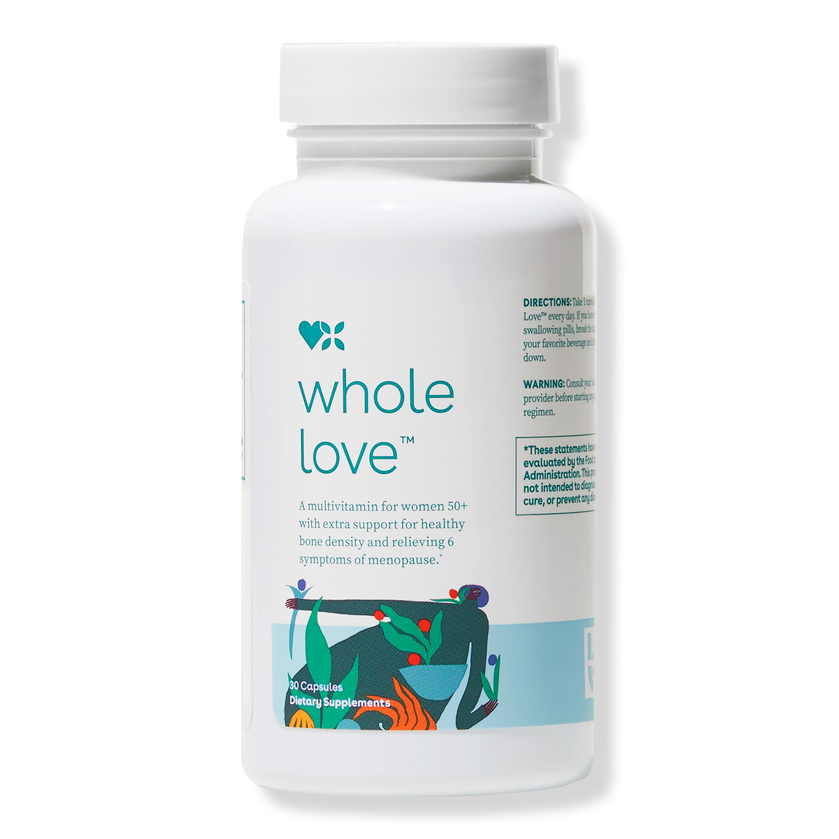 Love Wellness Whole Love Women Multivitamin Capsules, 30 ea