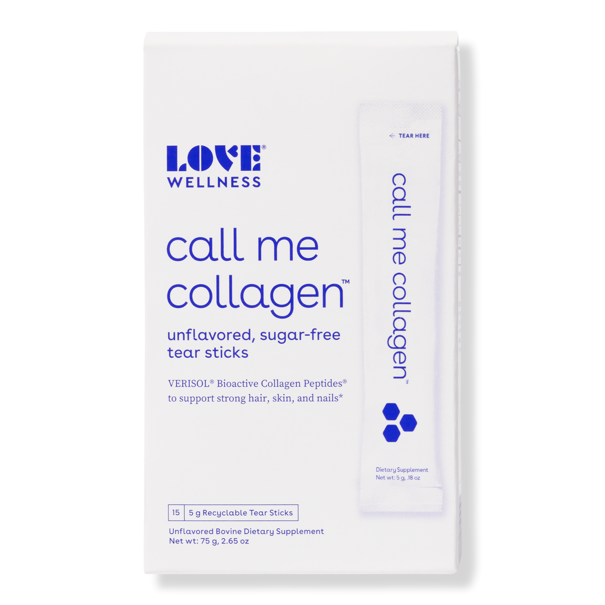 Love Wellness Call Me Collagen, 15 ea