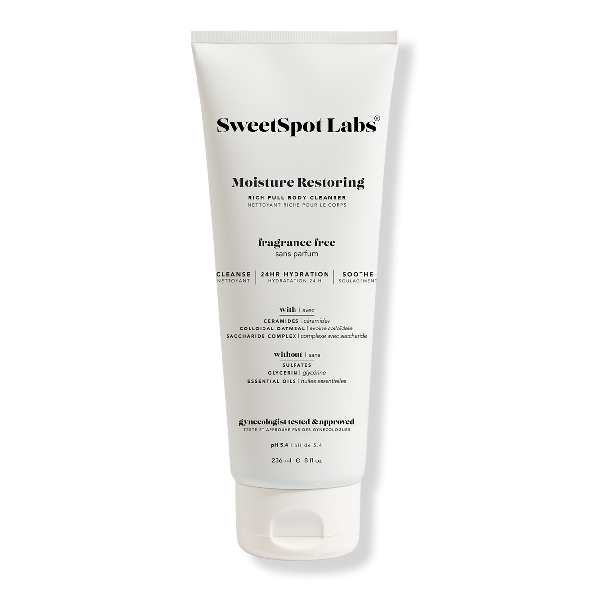 SweetSpot Labs Moisture Restoring Full Body Cleanser, 8 oz