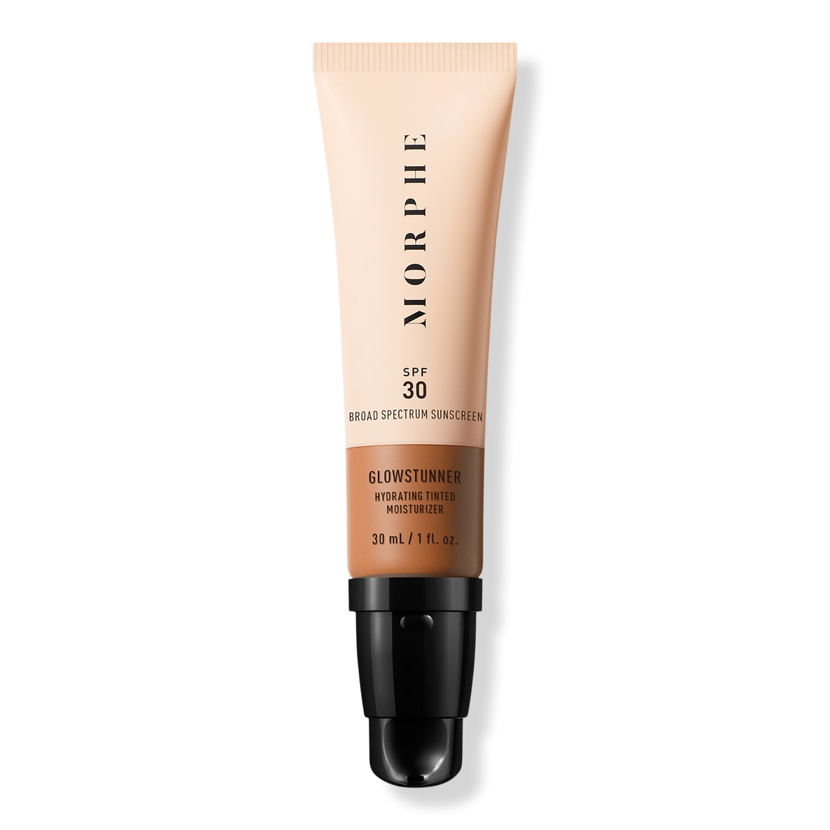 Morphe Glowstunner Hydrating Tinted Moisturizer, SPF 30 Broad Spectrum Sunscreen, Rich Glow 12, 1 oz