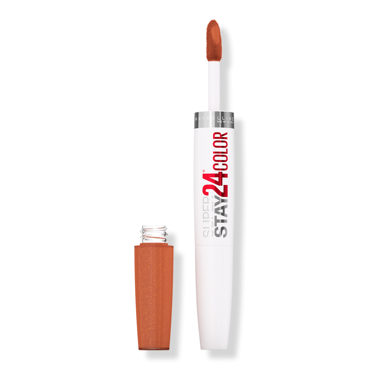 Maybelline SuperStay 24 Liquid Lipstick, Copper Glisten, 0.14 oz
