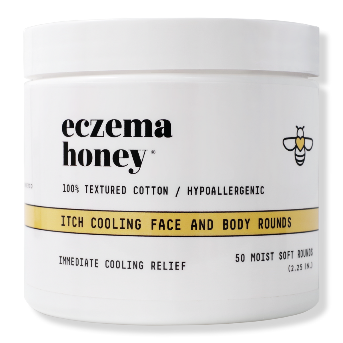 Eczema Honey Itch Cooling Face and Body Rounds, 50 ea
