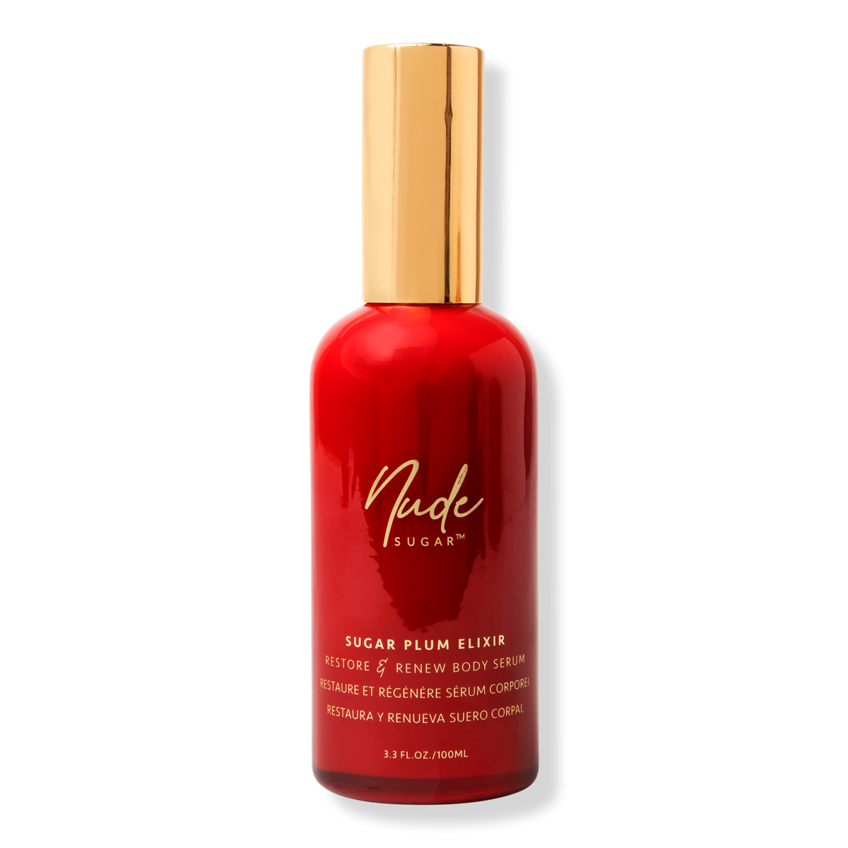 Nude Sugar Sugar Plum Elixir Restore & Renew Body Serum, 3.3 oz