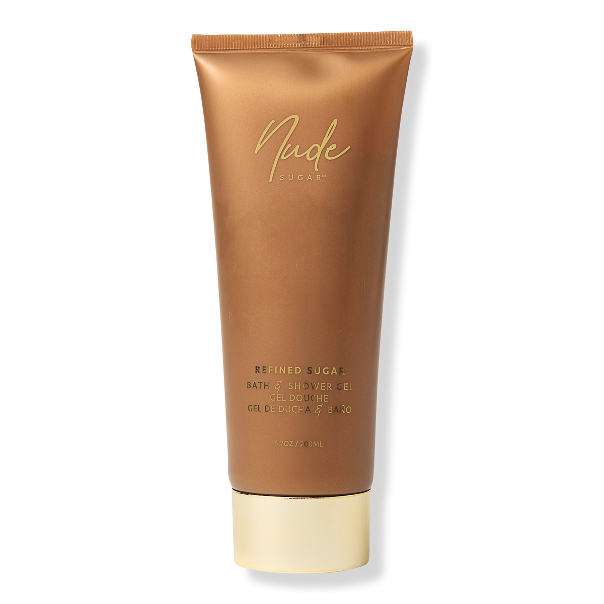 Nude Sugar Refined Sugar Bath & Shower Gel, 6.7 oz