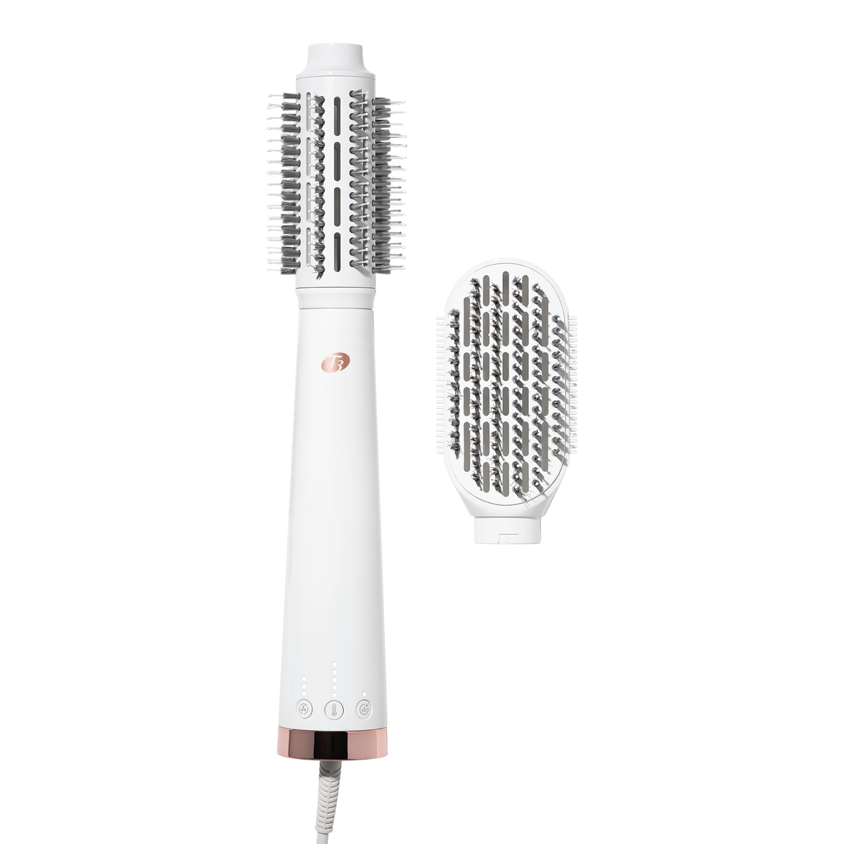 T3 AireBrush Duo Interchangeable Hot Air Blow Dry Brush