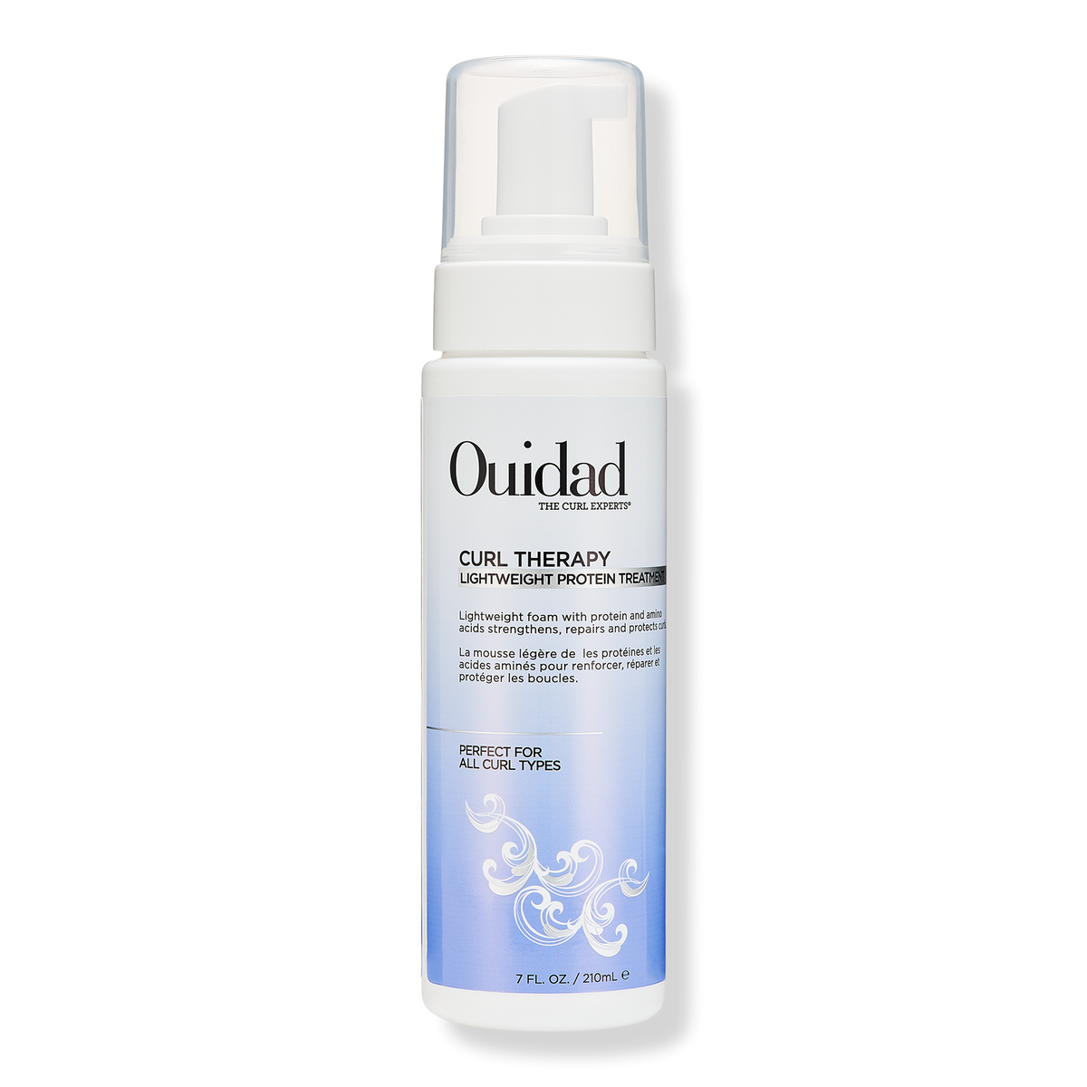 Ouidad Curl Therapy Lightweight Protein Foam Treatment, 7 oz