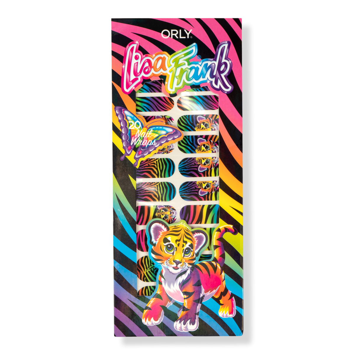Orly x Lisa Frank Nail Wraps, Forrest