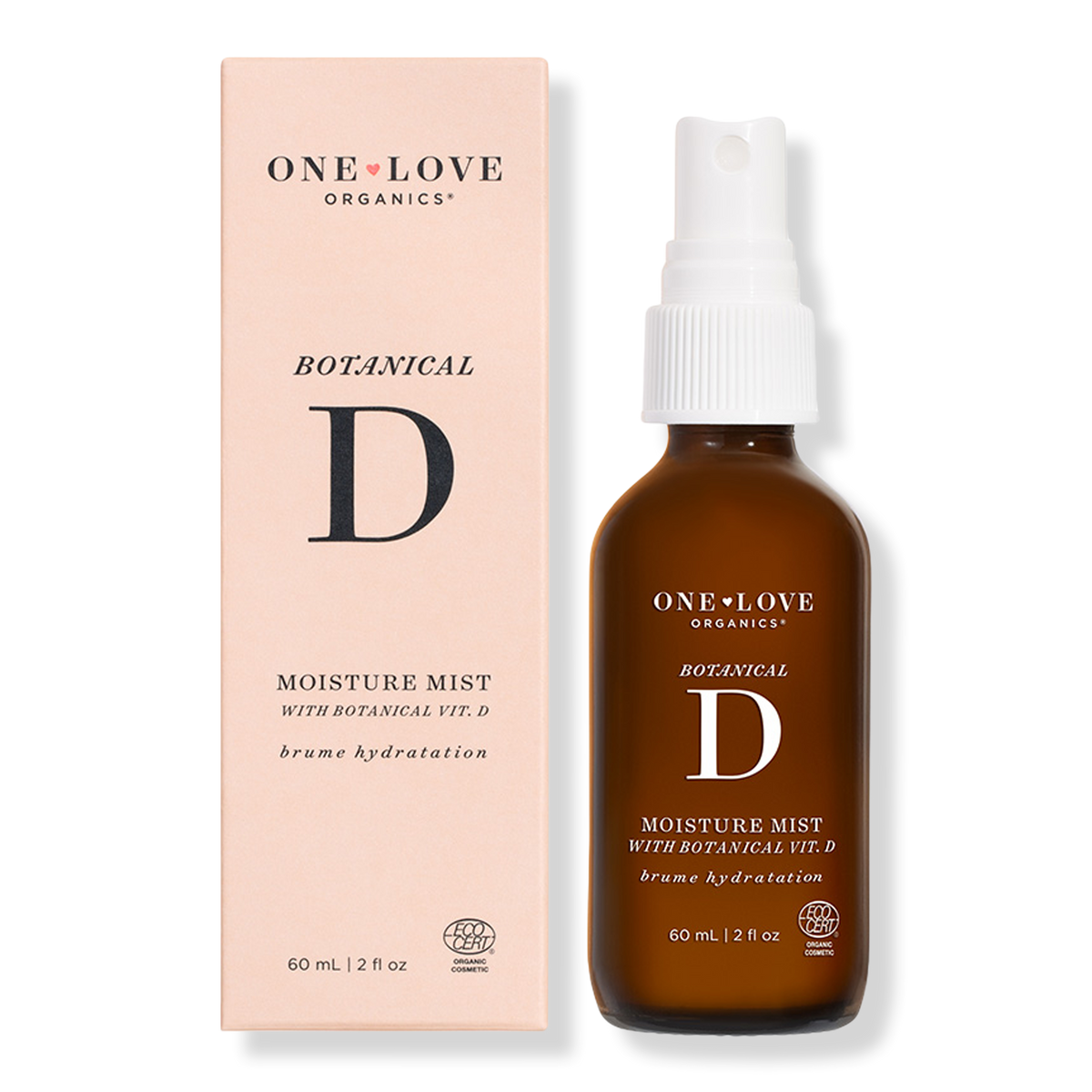 One Love Organics Botanical D Moisture Mist, 2 oz