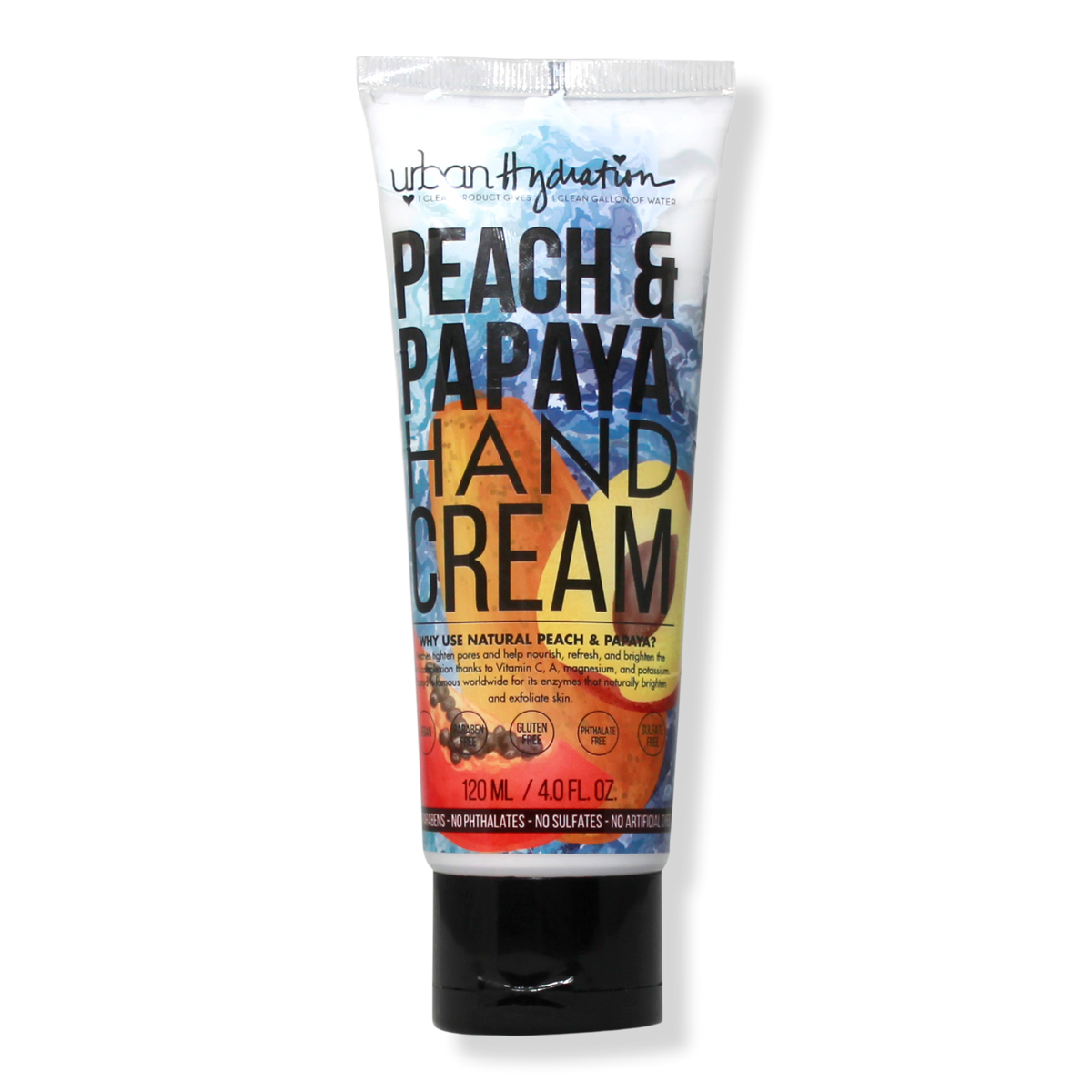 Urban Hydration Peach & Papaya Hand Cream, 4 oz