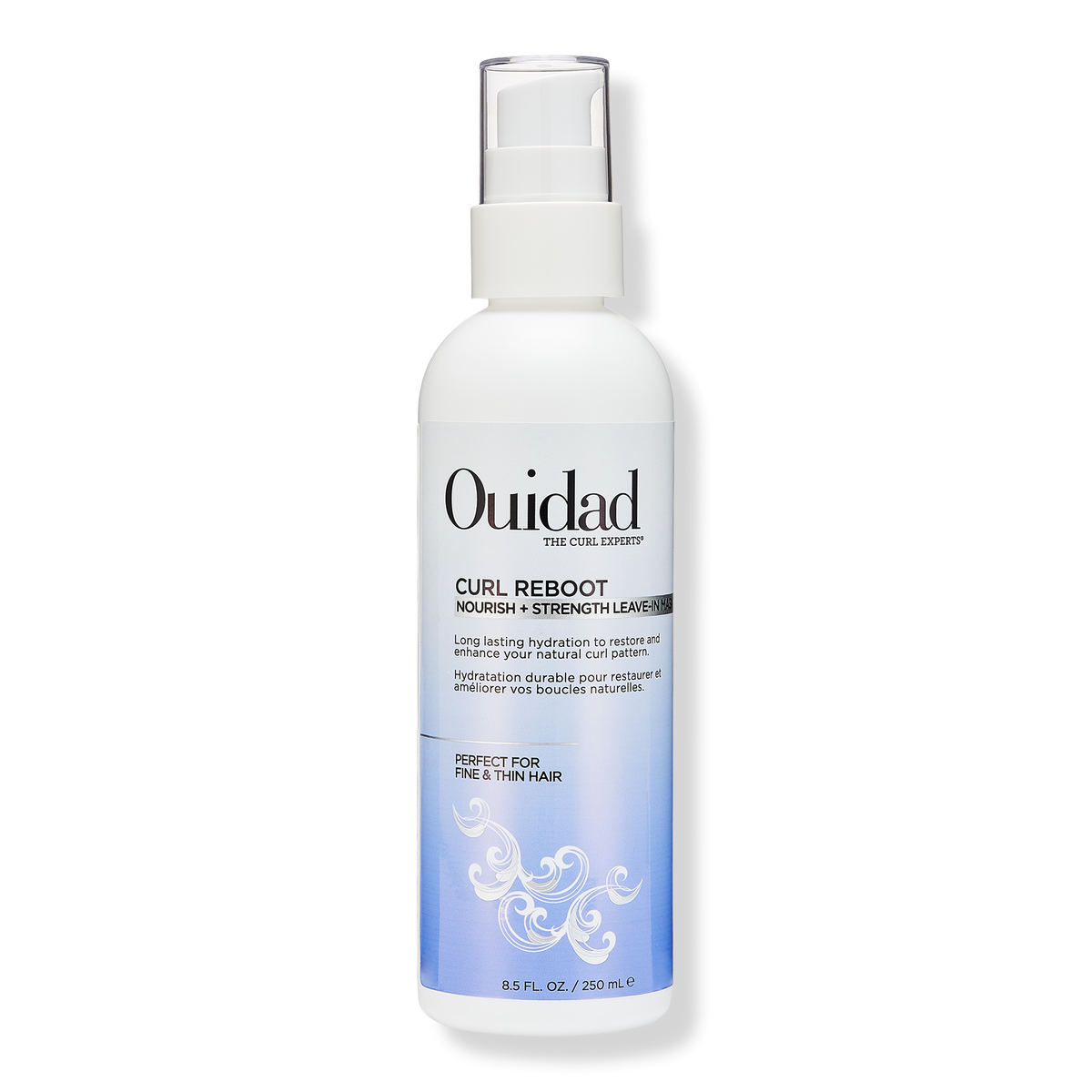 Ouidad Curl Reboot Leave-In Mask for Fine, Curly Hair, 8.5 oz