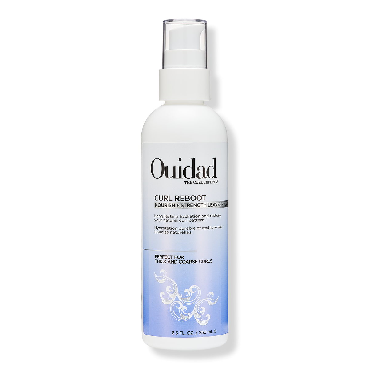 Ouidad Curl Reboot Leave-In Mask for Coarse, Thick Curly Hair, 8.5 oz