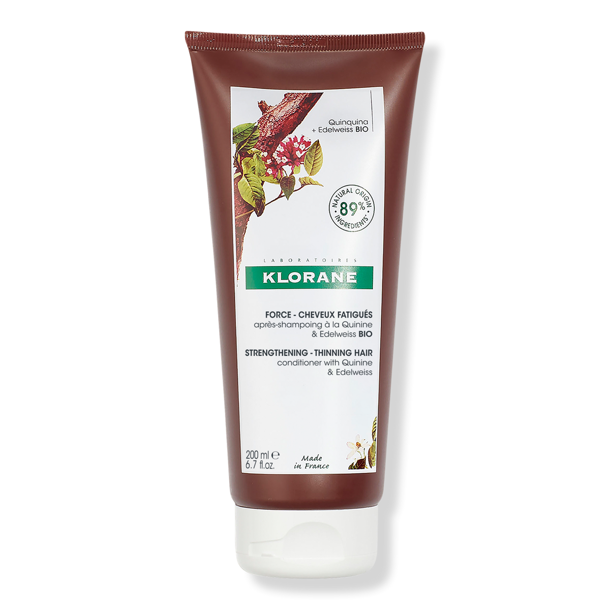 Klorane Strengthening Conditioner with Quinine and Edelweiss, 6.7 oz