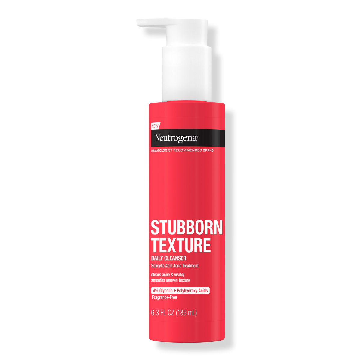 Neutrogena Stubborn Texture Daily Cleanser, 6.3 oz